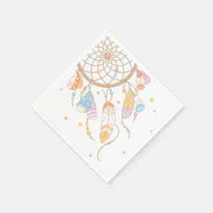 Servilleta De Papel Bebé tribal de Dreamcatcher Boho