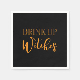 Servilleta De Papel Beber brujas Funny Halloween Napkins