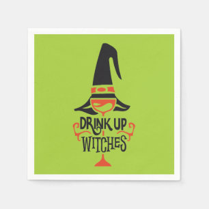 Servilleta De Papel Beber brujas   Halloween