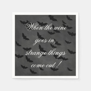 Servilleta De Papel Beber Vino Halloween Napkin