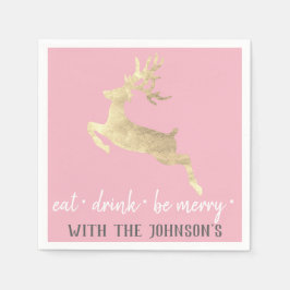 Servilleta De Papel Bebida Bebida Ser Ro de Oro Blanco Gris Merry