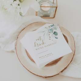 Servilleta De Papel Bebida Comida Somos Bodas de Oro Casados