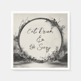 Servilleta De Papel Bebida de comer asustada Halloween