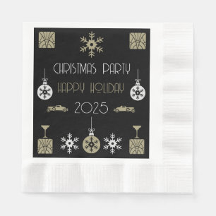 Servilleta De Papel Bebida de Navidades de Art Nouveau
