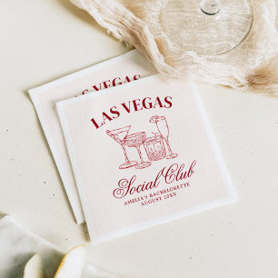 Servilleta De Papel Bebida Enamorada Cocktails Club Social Bachelorett