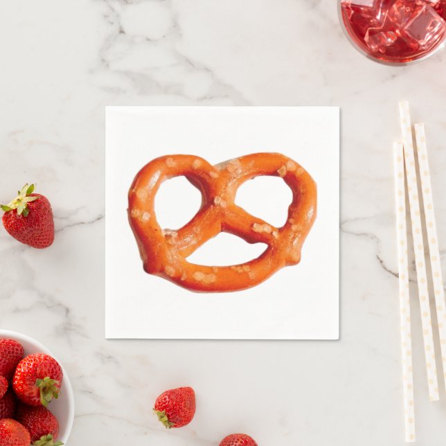 Servilleta De Papel Bebida pretzels Brown Snack 4Stephen (In situ)