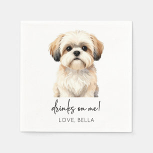Servilleta De Papel ¡Bebidas a mi cuenta! Boda de perros