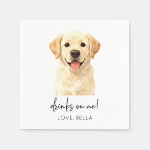 Servilleta De Papel ¡Bebidas a mi cuenta! Boda de perros