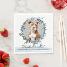 ¡Bebidas Corren Por Mi Cuenta! Perro Pitbull boda