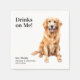 Servilleta De Papel Bebidas Cuestas Sobre Mí Boda De Perro Mascota De  (Anverso)