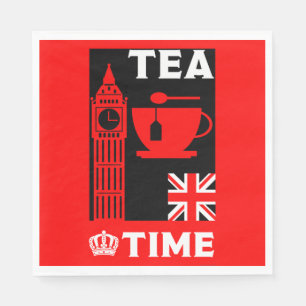 Servilleta De Papel Bebidas de té clásicas británicas