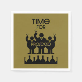 Servilleta De Papel Bebidas de vino Prosecco