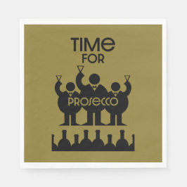 Servilleta De Papel Bebidas de vino Prosecco