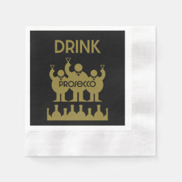 Servilleta De Papel Bebidas de vino Prosecco