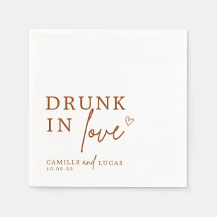 Servilleta De Papel Bebidas Enamoradas Toallas Personalizadas De Aroma