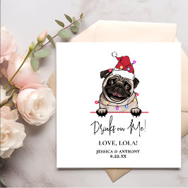 Servilleta De Papel Bebidas personalizadas del Bulldog británico sobre