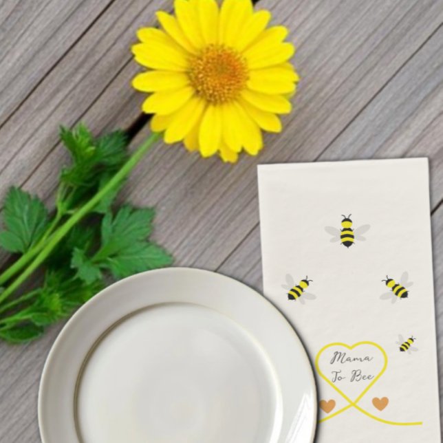 Servilleta De Papel Bee Baby Shower (Subido por el creador)