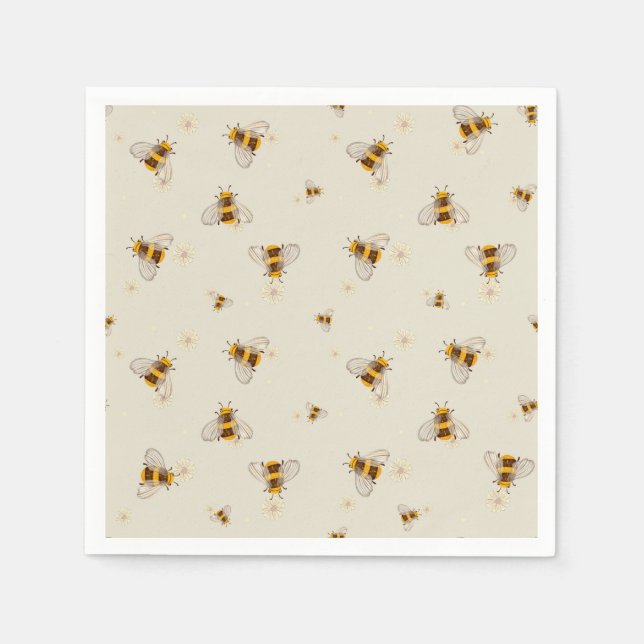 Servilleta De Papel Bee Napkins (Anverso)