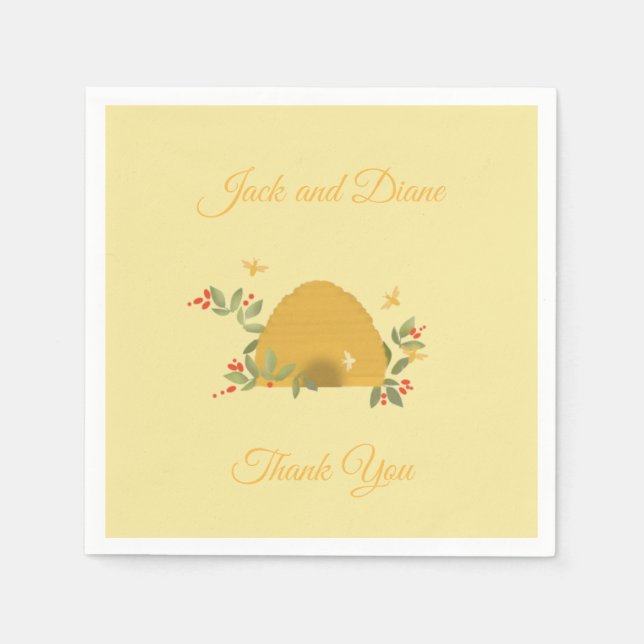 Servilleta De Papel Beehive Paper Napkins (Anverso)