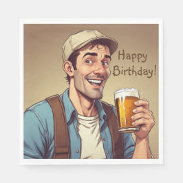 Servilleta De Papel Beer Drinker