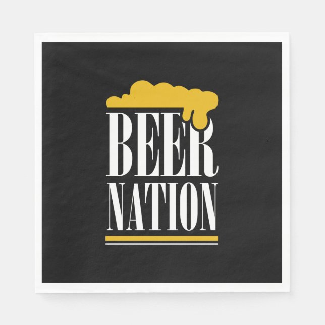 Servilleta De Papel Beer Nation (Anverso)
