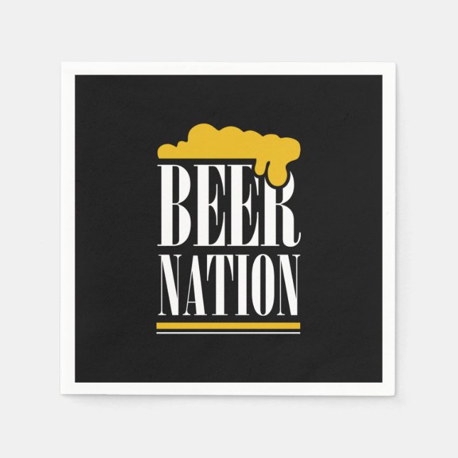 Servilleta De Papel Beer Nation (Anverso)