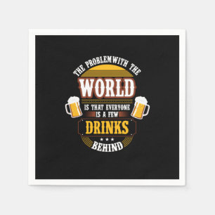Servilleta De Papel Beerbedor de cerveza Todos son unas cuantas bebida