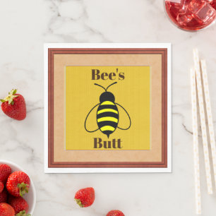Servilleta De Papel Bee's Butt Paper