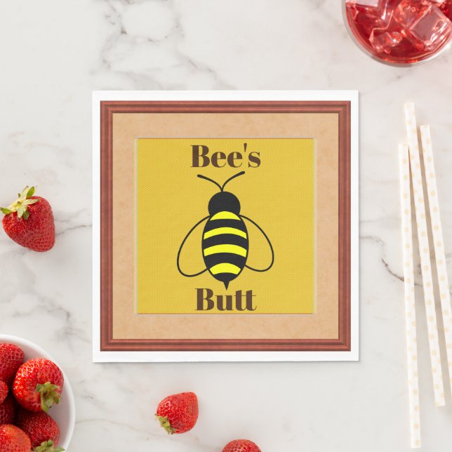 Servilleta De Papel Bee's Butt Paper (In situ)