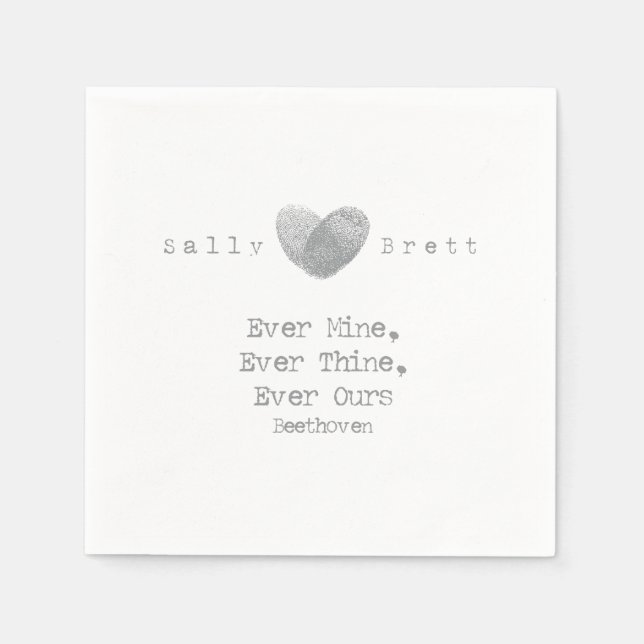 Servilleta De Papel Beethoven Cote Napkin (Anverso)