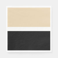 Beige Black Abstract Stripe