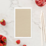 Servilleta De Papel Beige Champagne<br><div class="desc">El beige champán es una mezcla suave y pálida de beige y dorado claro, besada con sutiles tonos subyacentes de amarillo cálido o rosa. Inspirado en la elegancia atemporal del vino espumoso, este color evoca lujo, sofisticación y celebración. Su brillo discreto lo convierte en un favorito para bodas, eventos corporativos...</div>