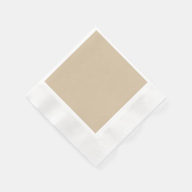 Servilleta De Papel Beige Champán (Borde)