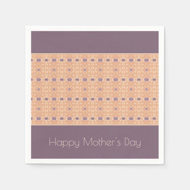 Servilleta De Papel Beige Dainty Patterned (Anverso)