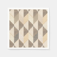Beige, estampado de textura rombólica gris.
