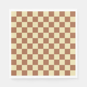 Servilleta De Papel Beige y Brown controlados