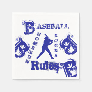 Servilleta De Papel Béisbol