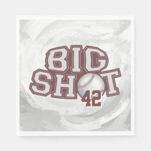 Servilleta De Papel Béisbol de Big Shot