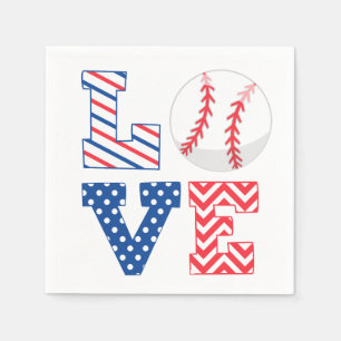 Servilleta De Papel Béisbol Love Sports