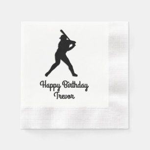 Servilleta De Papel Béisbol: Un cumpleaños personalizado