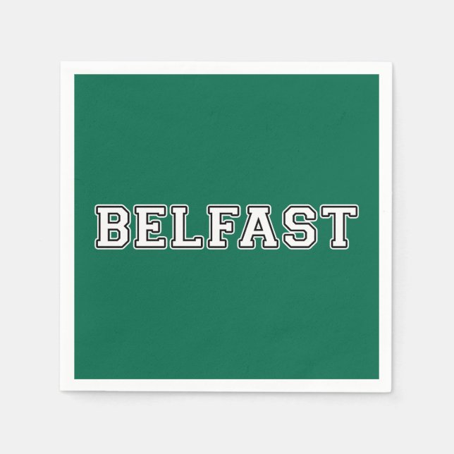 Servilleta De Papel Belfast (Anverso)