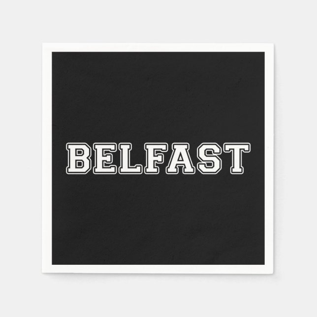 Servilleta De Papel Belfast (Anverso)