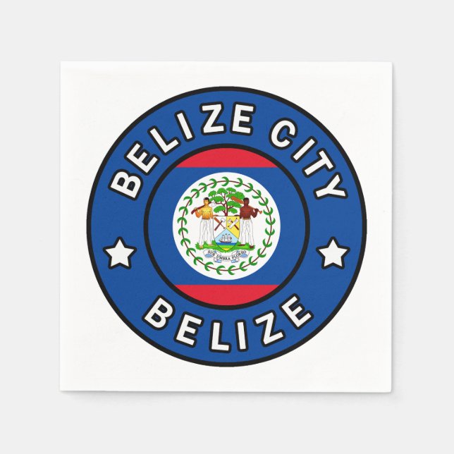 Servilleta De Papel Belice City Belice (Anverso)