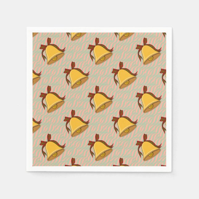 Servilleta De Papel Bell y Bow (Anverso)