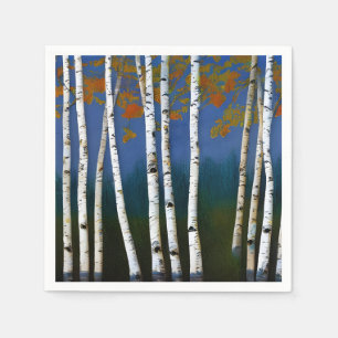 Servilleta De Papel Bella Birch de Otoño