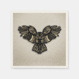 Servilleta De Papel Bella búho rústico