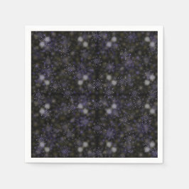 Servilleta De Papel Bellas servilletas de copos de nieve, servilletas 