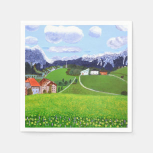 Servilleta De Papel Bellas toallas de Noruega