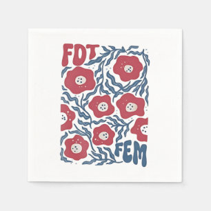 Servilleta De Papel Bellelement Boho Style Floral FDT Anti Trump