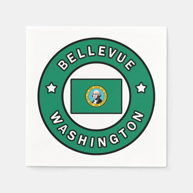 Servilleta De Papel Bellevue Washington (Anverso)